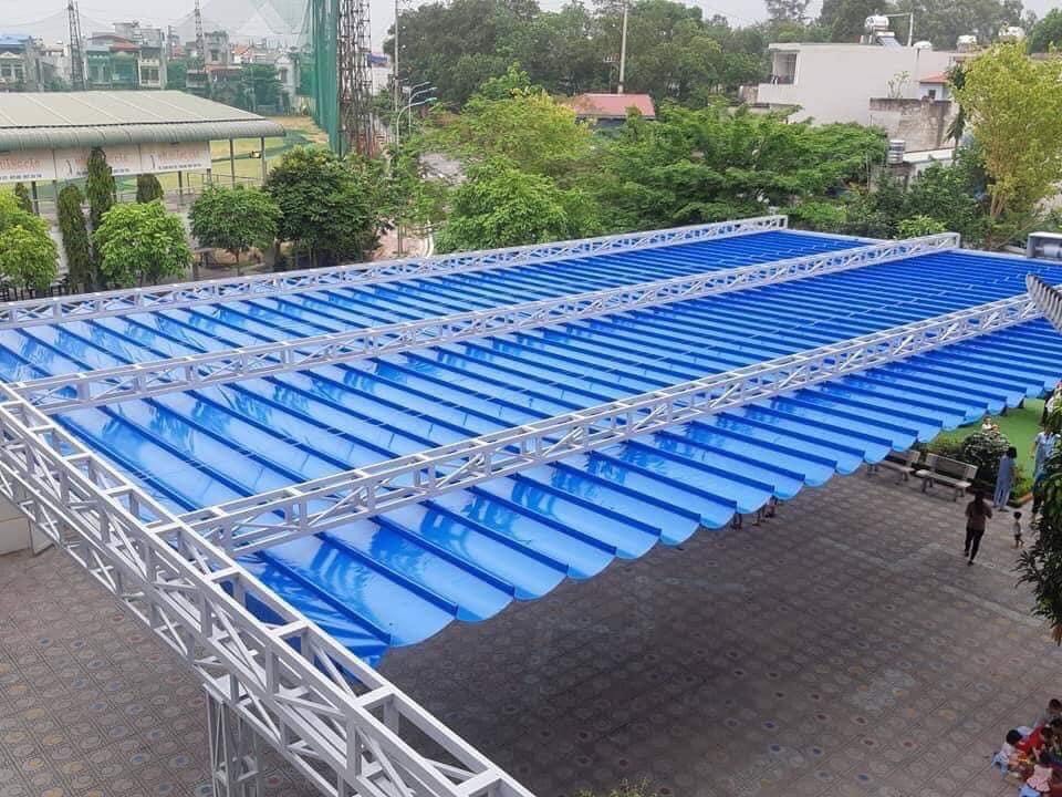 Lắp đặt Mái xếp lượn sóng tại Vĩnh Long giá rẻ
