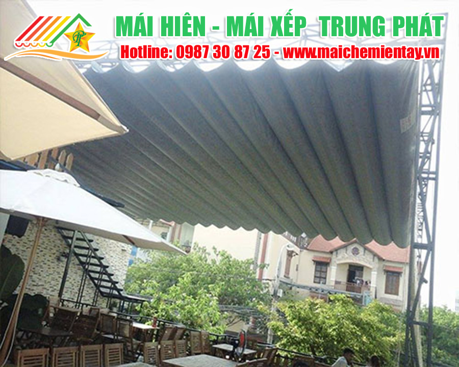 Lắp đặt mái xếp giá rẻ